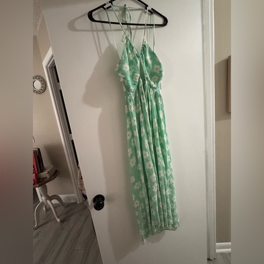 <O'Neill> Mint Floral Maxi Dress